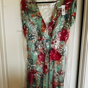 Badgley Mischka Dress in multi color Sequin